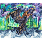 Original Painting - Aurora Eagle
